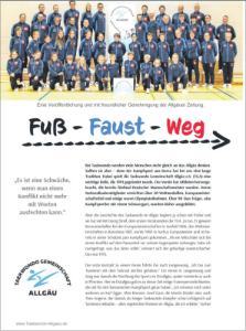 Fuss Faust Weg - Taekwondo Gemeinschaft